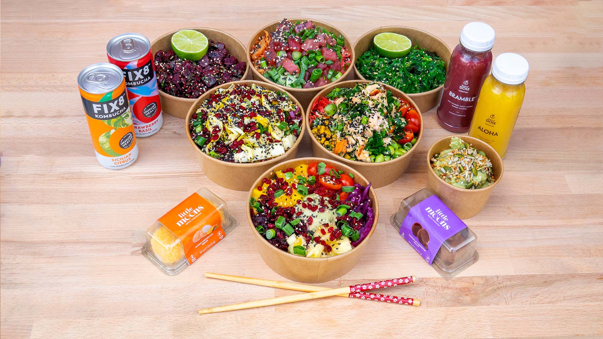 Poké Shack Restaurant commercial photography