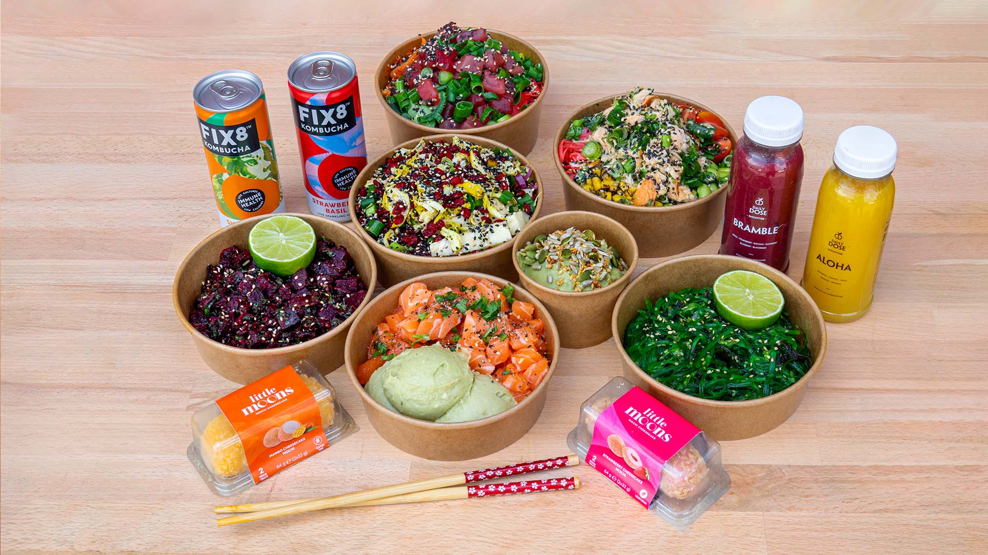 Poké Shack Restaurant commercial photography